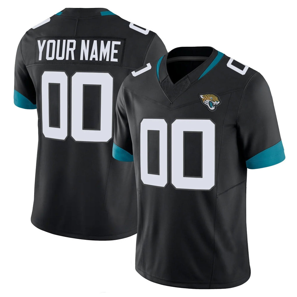 Parkc Custom J.Jaguars Black Vapor F.U.S.E. Limited Home Game Any Name & Numbers Stitched Jerseys