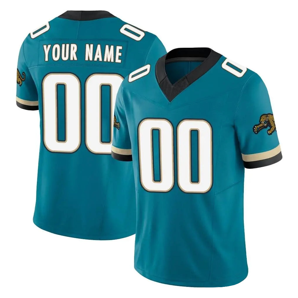 Parkc Custom J.Jaguars Teal Prowler Throwback Vapor F.U.S.E. Limited Home Game Any Name & Numbers Stitched Jerseys