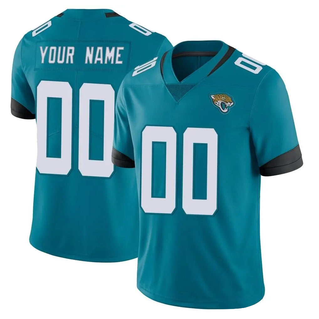 Parkc Custom J.Jaguars Teal Vapor Untouchable Limited Home Game Any Name & Numbers Stitched Jerseys
