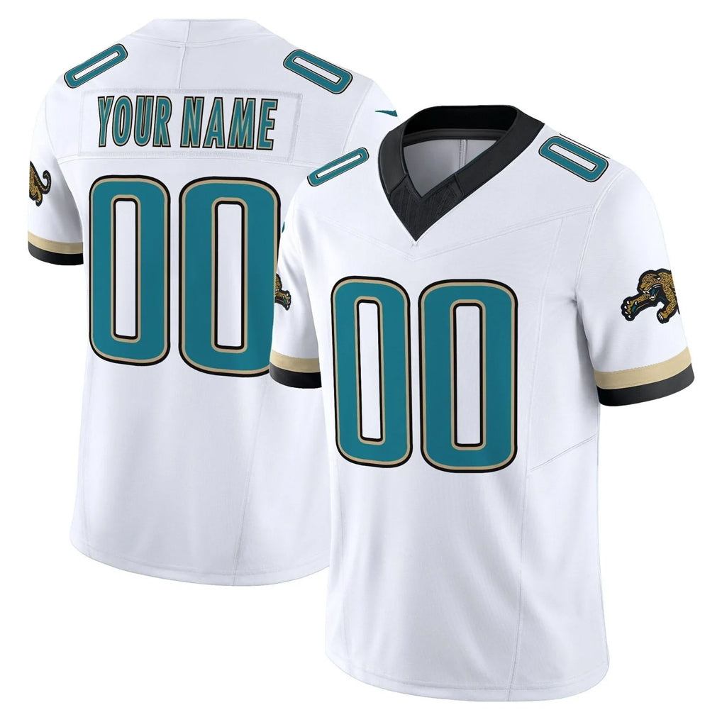 Parkc Custom J.Jaguars White Prowler Throwback Vapor F.U.S.E. Limited Home Game Any Name & Numbers Stitched Jerseys