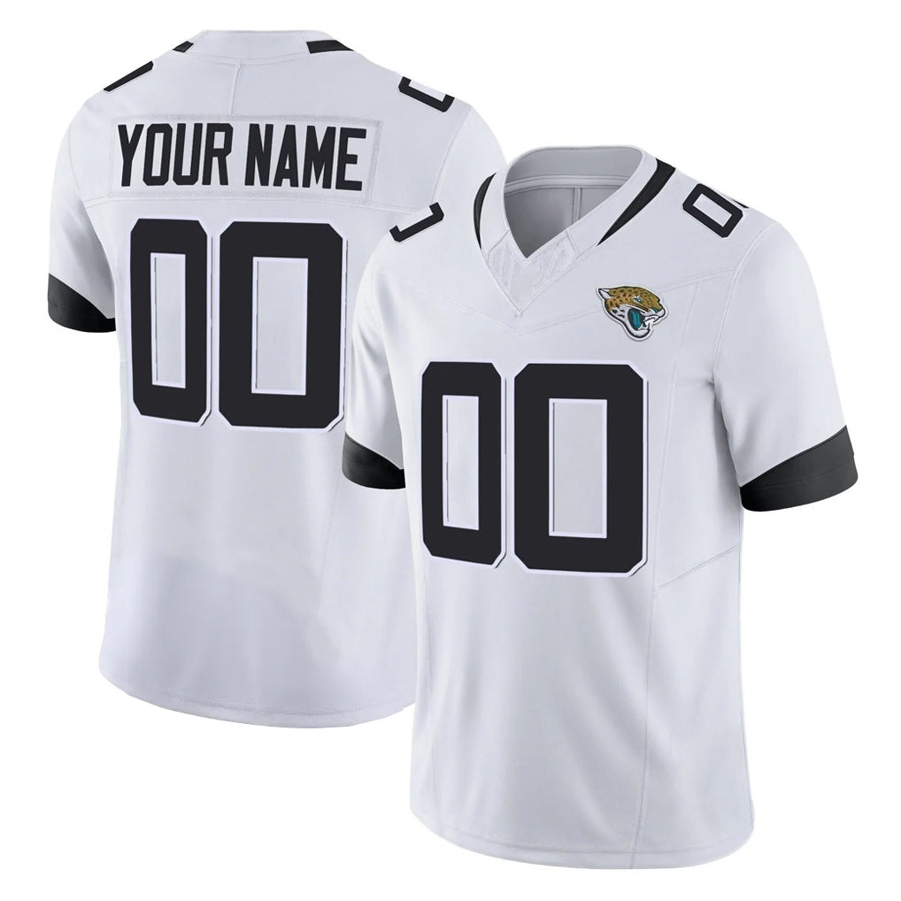 Parkc Custom J.Jaguars White Vapor F.U.S.E. Limited Home Game Any Name & Numbers Stitched Jerseys
