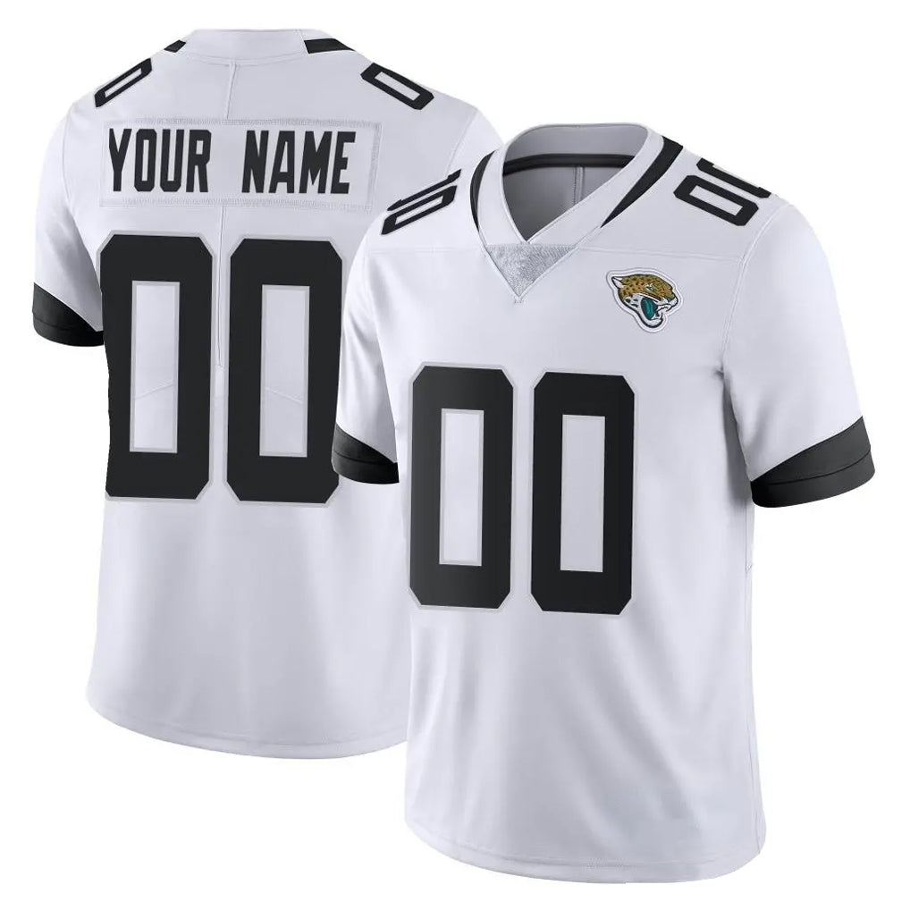 Parkc Custom J.Jaguars White Vapor Untouchable Limited Home Game Any Name & Numbers Stitched Jerseys