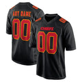 Parkc Custom KC.Chiefs Black Fashion Home Game Any Name & Numbers Stitched Jerseys