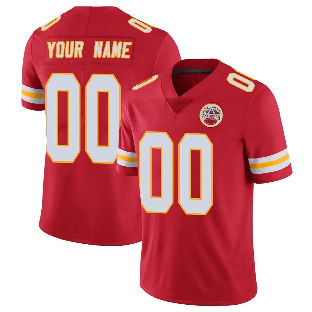 Parkc Custom KC.Chiefs Red Limited Vapor Untouchable Home Game Any Name & Numbers Stitched Jerseys