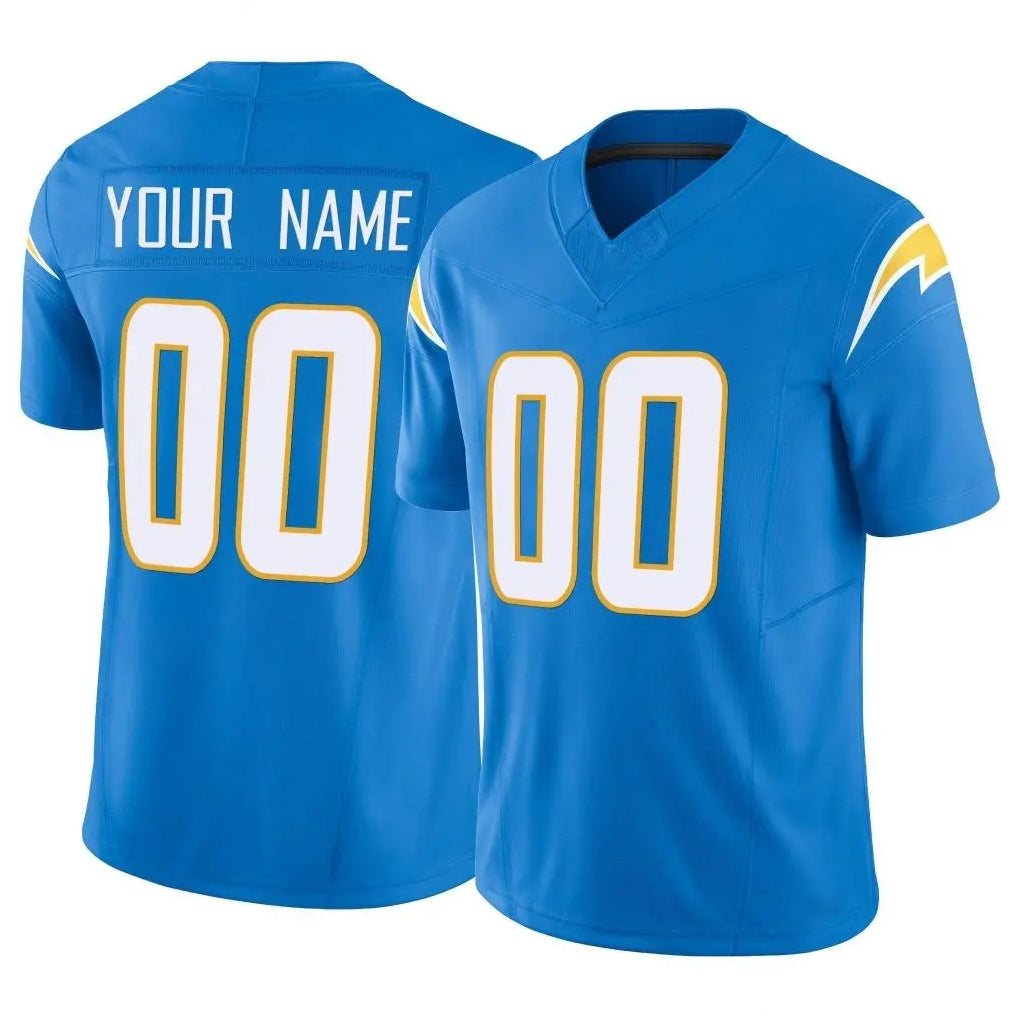 Parkc Custom LA.Chargers Blue Limited Vapor F.U.S.E. Home Game Any Name & Numbers Stitched Jerseys