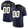 Parkc Custom LA.Chargers Navy Limited Vapor Untouchable Home Game Any Name & Numbers Stitched Jerseys