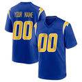 Parkc Custom LA.Chargers Royal Home Game Any Name & Numbers Stitched Jerseys