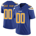 Parkc Custom LA.Chargers Royal Limited Color Rush Vapor Untouchable Home Game Any Name & Numbers Stitched Jerseys