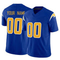 Parkc Custom LA.Chargers Royal Limited Vapor F.U.S.E. Home Game Any Name & Numbers Stitched Jerseys