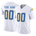 Parkc Custom LA.Chargers White Limited Vapor F.U.S.E. Home Game Any Name & Numbers Stitched Jerseys