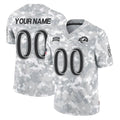 Parkc Custom LA.Rams Arctic Camo Salute To Service Limited Game Any Name & Numbers Stitched Jerseys