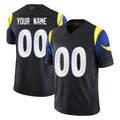 Parkc Custom LA.Rams Black Midnight Rivalries Collection Limited Home Game Any Name & Numbers Stitched Jerseys