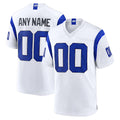 Parkc Custom LA.Rams Fearsome White Home Game Any Name & Numbers Stitched Jerseys