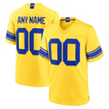Parkc Custom LA.Rams Gold Classic Sol Home Game Any Name & Numbers Stitched Jerseys