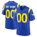 Parkc Custom LA.Rams Royal Limited Home Game Any Name & Numbers Stitched Jerseys