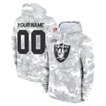 Parkc Custom LV.Raiders Arctic Camo Salute to Service Hoodies Limited Game Any Name & Numbers Stitched Jerseys