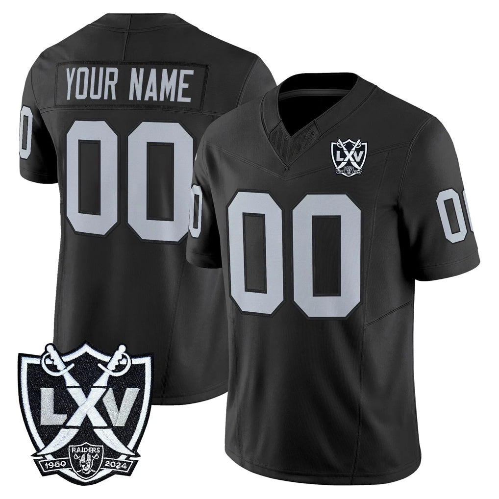 Parkc Custom LV.Raiders Black 2026 Vapor Limited Home Game Any Name & Numbers Stitched Jerseys