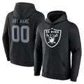 Parkc Custom LV.Raiders Black LOGO Pullover Hoodies Home Game Any Name & Numbers Stitched Jerseys