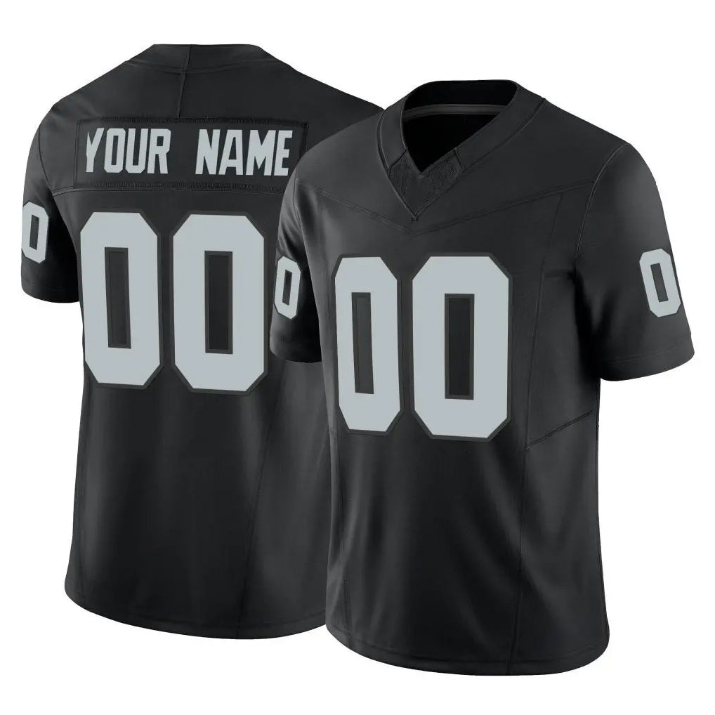 Parkc Custom LV.Raiders Black Limited Vapor F.U.S.E. Home Game Any Name & Numbers Stitched Jerseys
