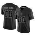 Parkc Custom LV.Raiders Black Reflective Limited Game Any Name & Numbers Stitched Jerseys