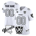 Parkc Custom LV.Raiders White 2026 Vapor Limited 65th Anniversary Home Game Any Name & Numbers Stitched Jerseys