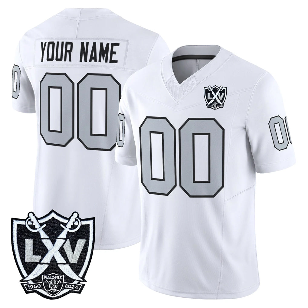 Parkc Custom LV.Raiders White 2026 Vapor Limited Home Game Any Name & Numbers Stitched Jerseys