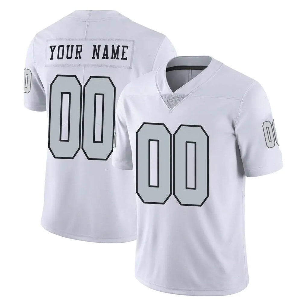 Parkc Custom LV.Raiders White Limited Color Rush Home Game Any Name & Numbers Stitched Jerseys