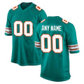 Parkc Custom M.Dolphins Aqua Alternate Home Game Any Name & Numbers Stitched Jerseys