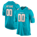 Parkc Custom M.Dolphins Aqua Home Game Any Name & Numbers Stitched Jerseys