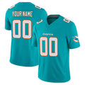 Parkc Custom M.Dolphins Aqua Limited Vapor F.U.S.E. Home Game Any Name & Numbers Stitched Jerseys