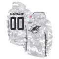 Parkc Custom M.Dolphins Arctic Camo Salute to Service Hoodies Limited Game Any Name & Numbers Stitched Jerseys