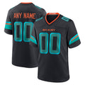 Parkc Custom M.Dolphins Black Pitch Rivalries Collection Home Game Any Name & Numbers Stitched Jerseys