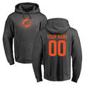 Parkc Custom M.Dolphins Darkgray Pullover Hoodies Limited Any Name & Numbers Stitched Jerseys
