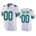 Parkc Custom M.Dolphins White Limited Vapor Untouchable Home Game Any Name & Numbers Stitched Jerseys