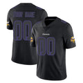 Parkc Custom M.Vikings Black Impact Limited Home Game Any Name & Numbers Stitched Jerseys