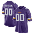 Parkc Custom M.Vikings Purple Home Game Any Name & Numbers Stitched Jerseys