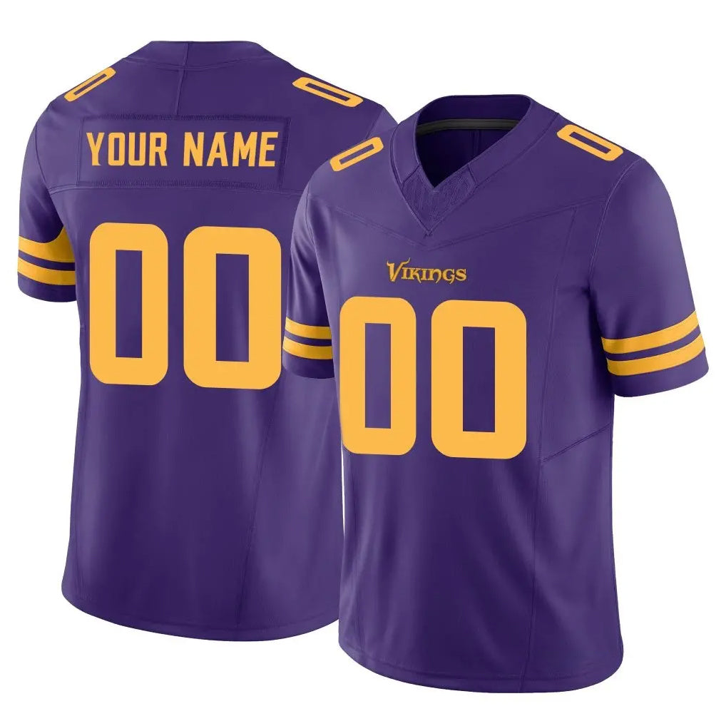 Parkc Custom M.Vikings Purple Limited Alternate Vapor F.U.S.E. Home Game Any Name & Numbers Stitched Jerseys