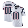 Parkc Custom NE.Patriots White Limited Vapor Home Game Any Name & Numbers Stitched Jerseys