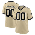 Parkc Custom NO.Saints Gold Home Game Any Name & Numbers Stitched Jerseys