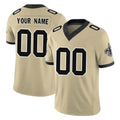 Parkc Custom NO.Saints Gold Limited Vapor F.U.S.E. Home Game Any Name & Numbers Stitched Jerseys
