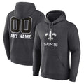 Parkc Custom NO.Saints Gray Pullover Hoodies Limited Any Name & Numbers  Stitched Jerseys