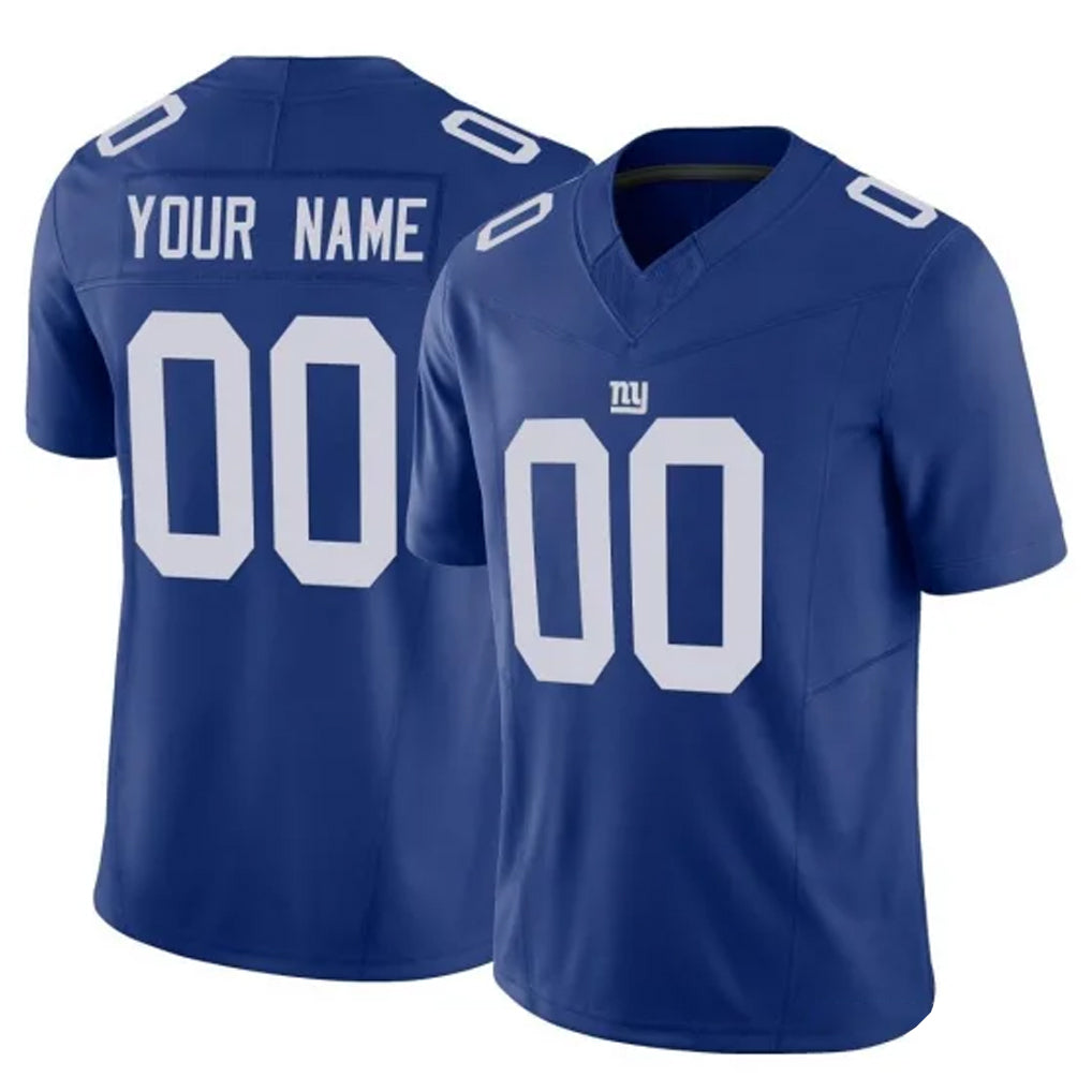 Parkc Custom NY.Giants Royal Limited Vapor F.U.S.E. Home Game Any Name & Numbers Stitched Jerseys