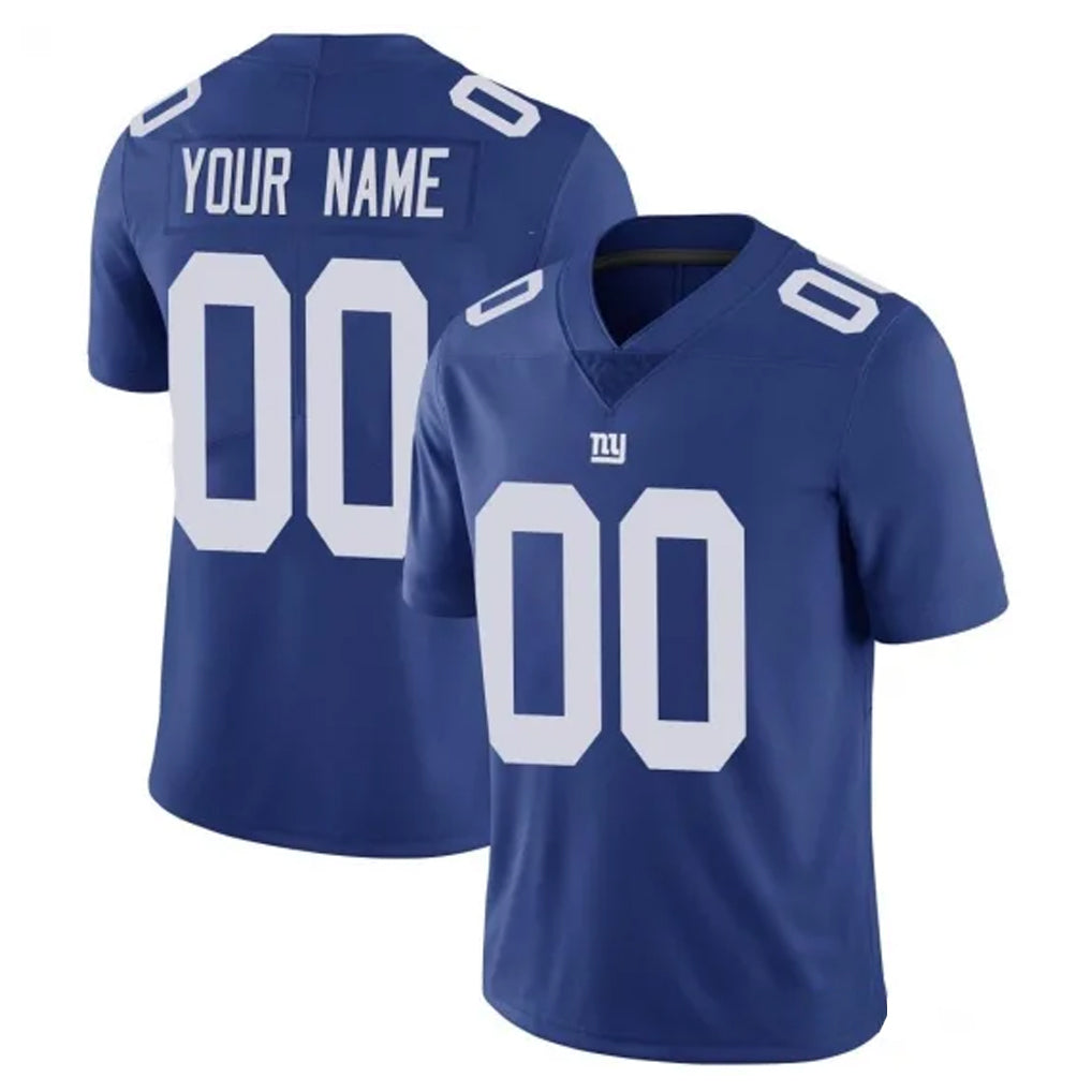 Parkc Custom NY.Giants Royal Limited Vapor Untouchable Home Game Any Name & Numbers Stitched Jerseys