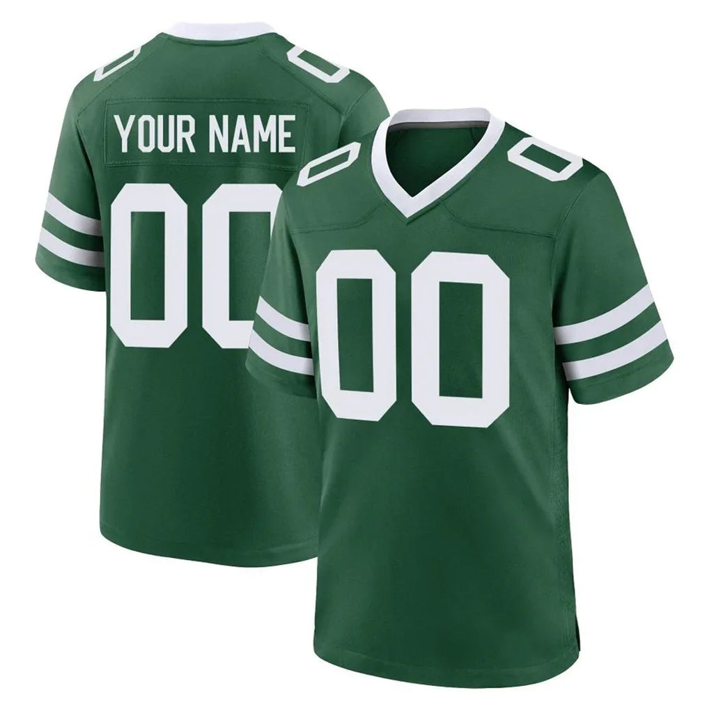 Parkc Custom NY.Jets Green Legacy Home Game Any Name & Numbers Stitched Jerseys