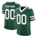 Parkc Custom NY.Jets Green Legacy Limited Vapor F.U.S.E. Home Game Any Name & Numbers Stitched Jerseys