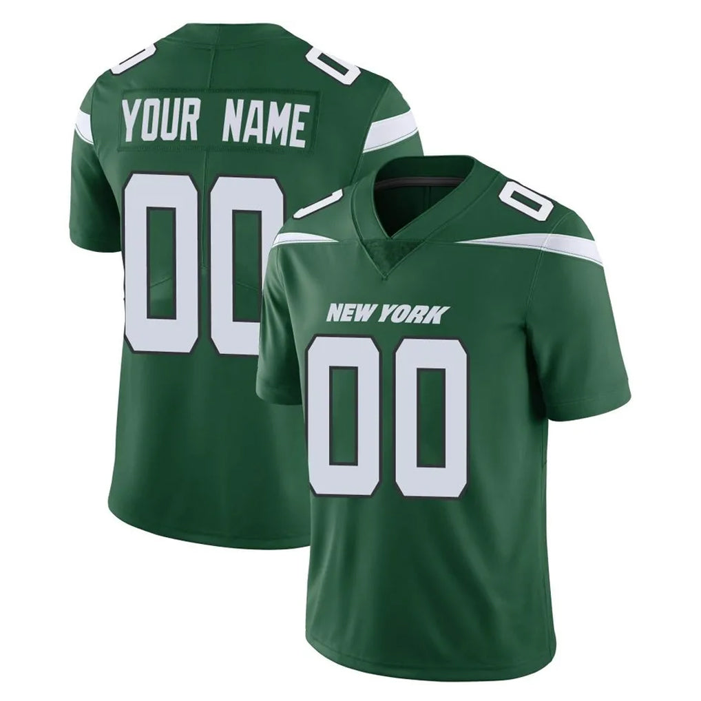 Parkc Custom NY.Jets Green Limited Vapor Home Game Any Name & Numbers Stitched Jerseys