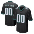 Parkc Custom P.Eagles Black Home Game Any Name & Numbers Stitched Jerseys