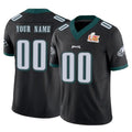 Parkc Custom P.Eagles Black Limited Vapor F.U.S.E. Super Bowl LIX Home Game Any Name & Numbers Stitched Jerseys