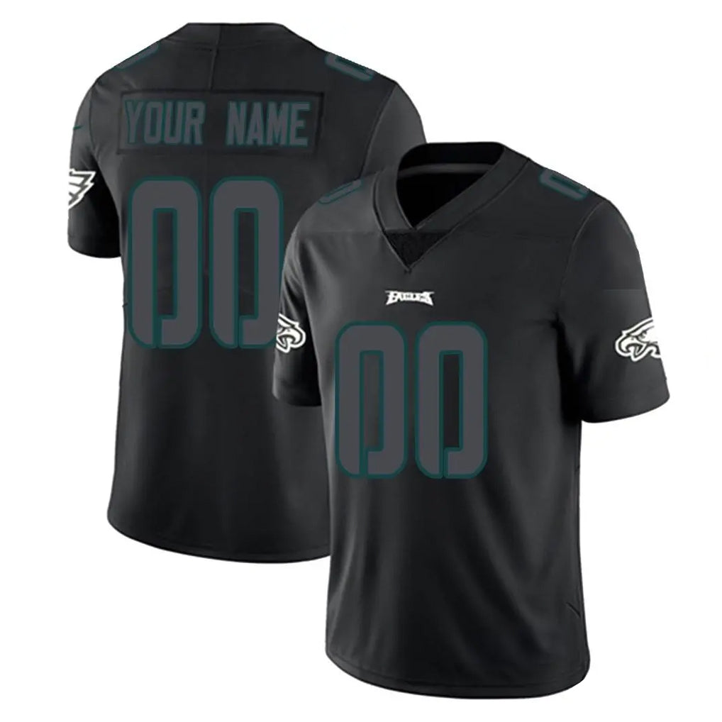 Parkc Custom P.Eagles Limited Black Impact Home Game Any Name & Numbers Stitched Jerseys