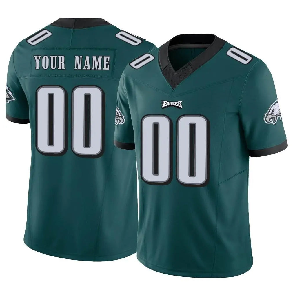 Parkc Custom P.Eagles Team Color Green Limited Vapor F.U.S.E. Home Game Any Name & Numbers Stitched Jerseys